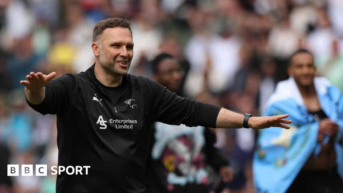 John Eustace: Derby County boss on Premier League ambitions