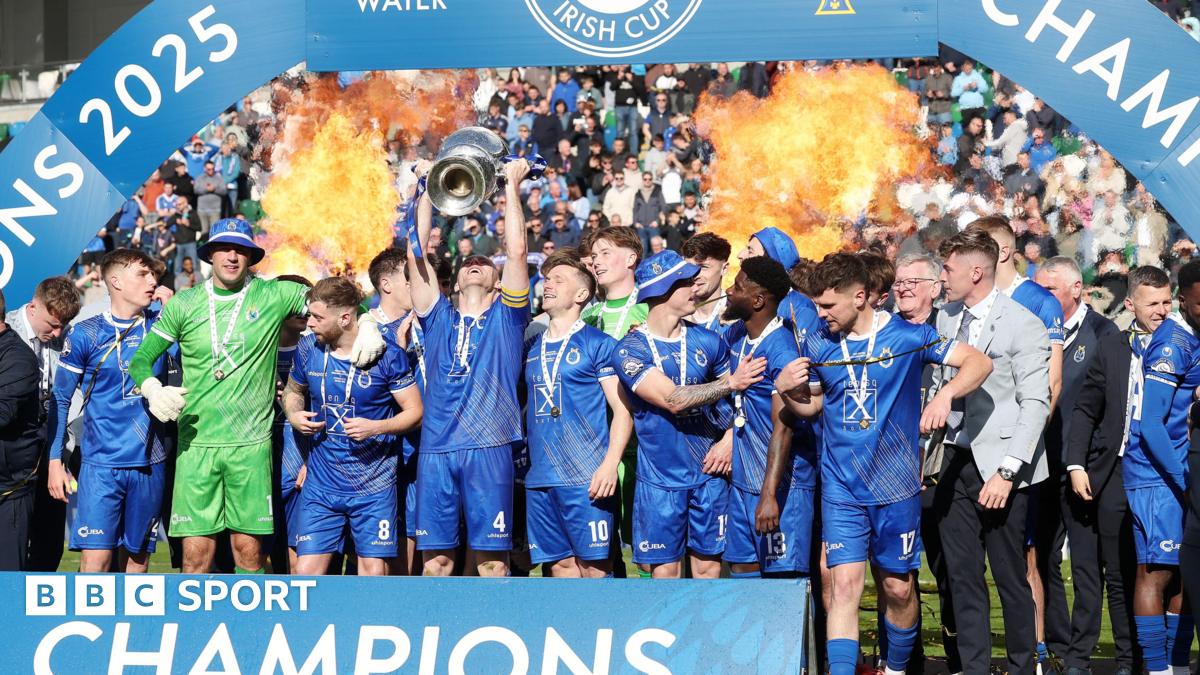 Irish Cup: Dungannon Swifts beat Cliftonville on penalties to win first Irish Cup